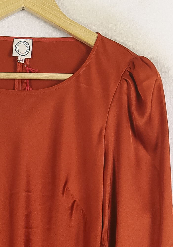 Robe Droite Bordeaux - Taille S/36