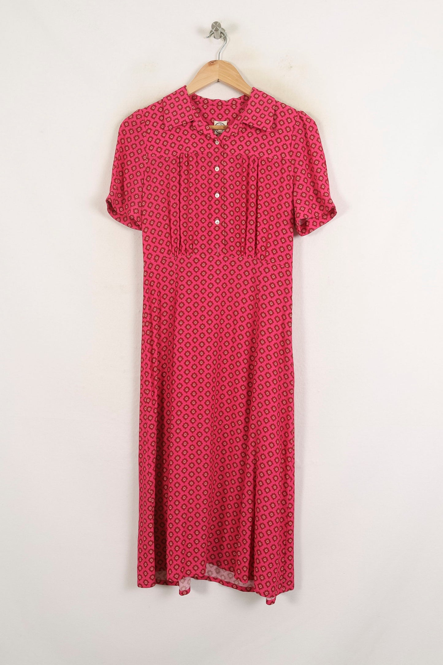 Robe Midi Rose - Taille S/36