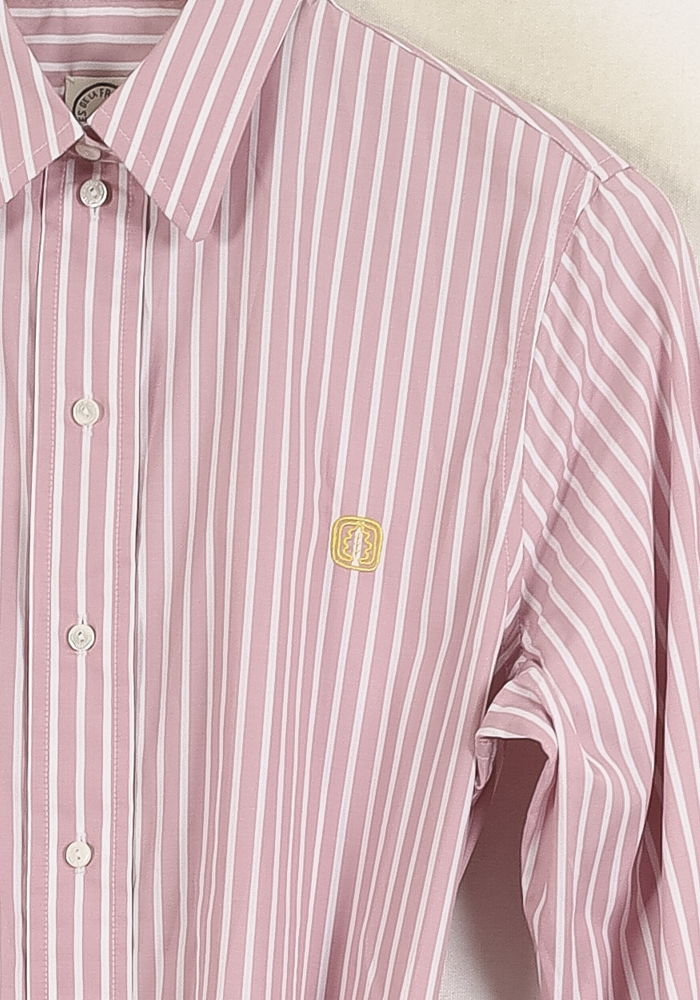 Robe Chemise Rose et Blanche - Taille S/36