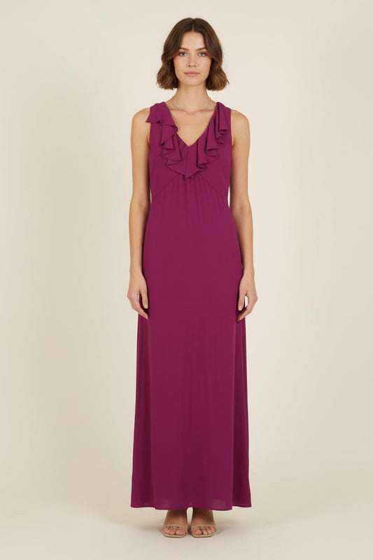 Robe Longue Violette - Taille S/36