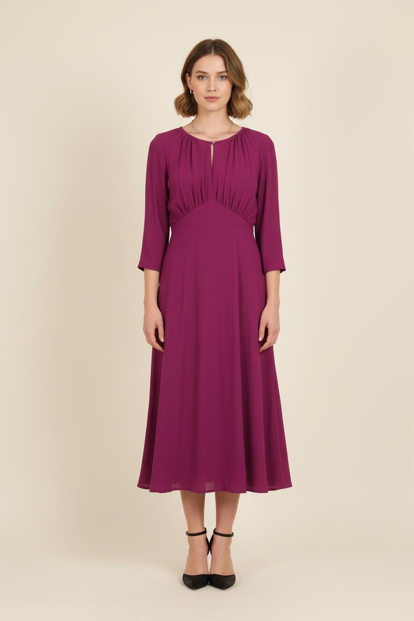 Robe Midi Violette - Taille S/36
