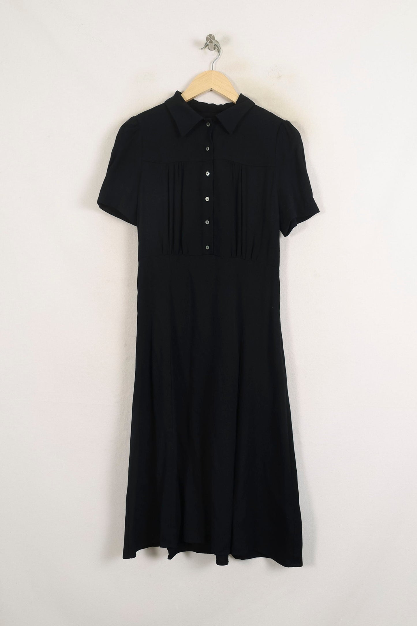 Robe Chemise Noire - Taille S/36