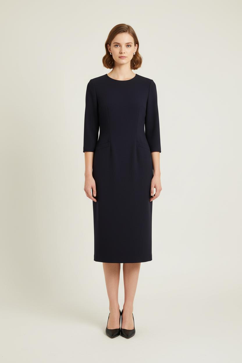 Robe Midi Bleue - Taille S/36