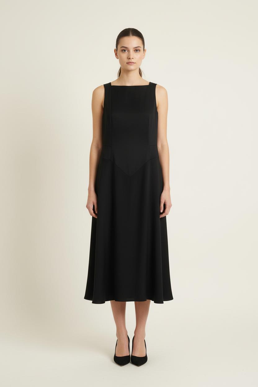 Robe Midi Noire - Taille S/36