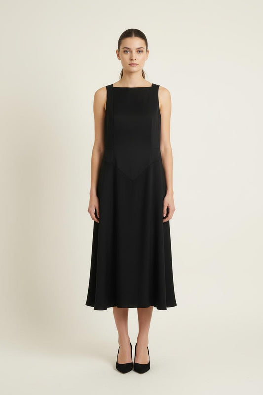 Robe Midi Noire - Taille S/36