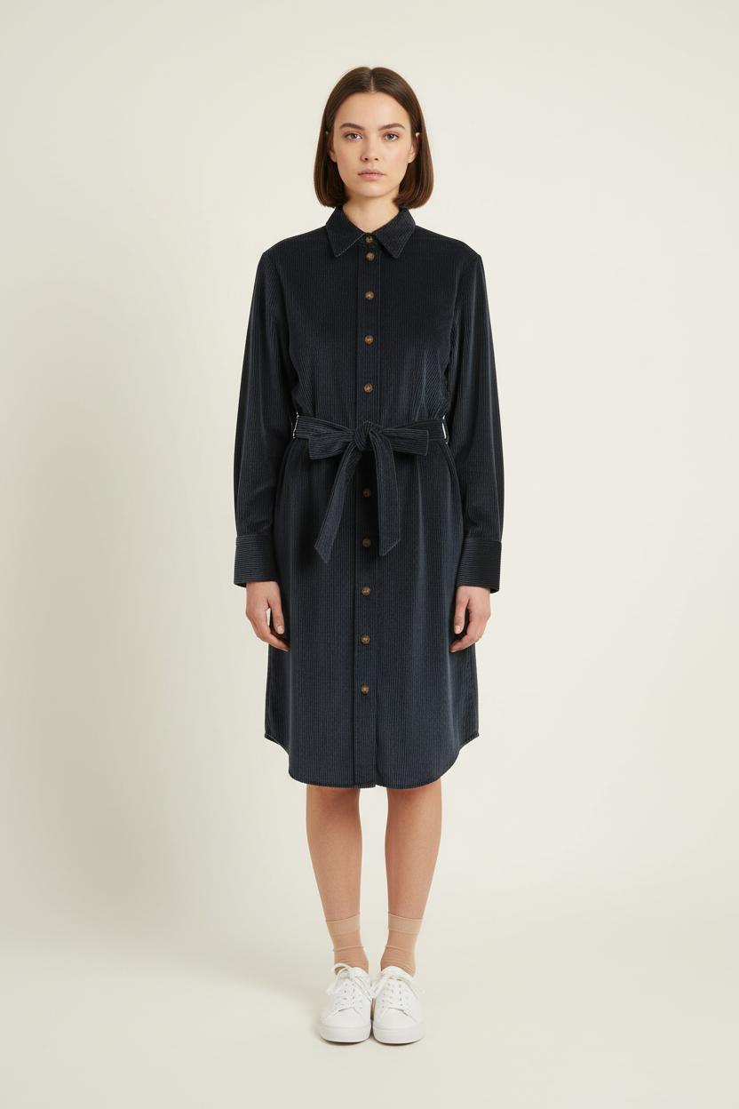 Robe Chemise Bleue - Taille S/36