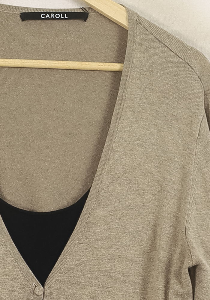 Cardigan Beige - Taille XXL/44