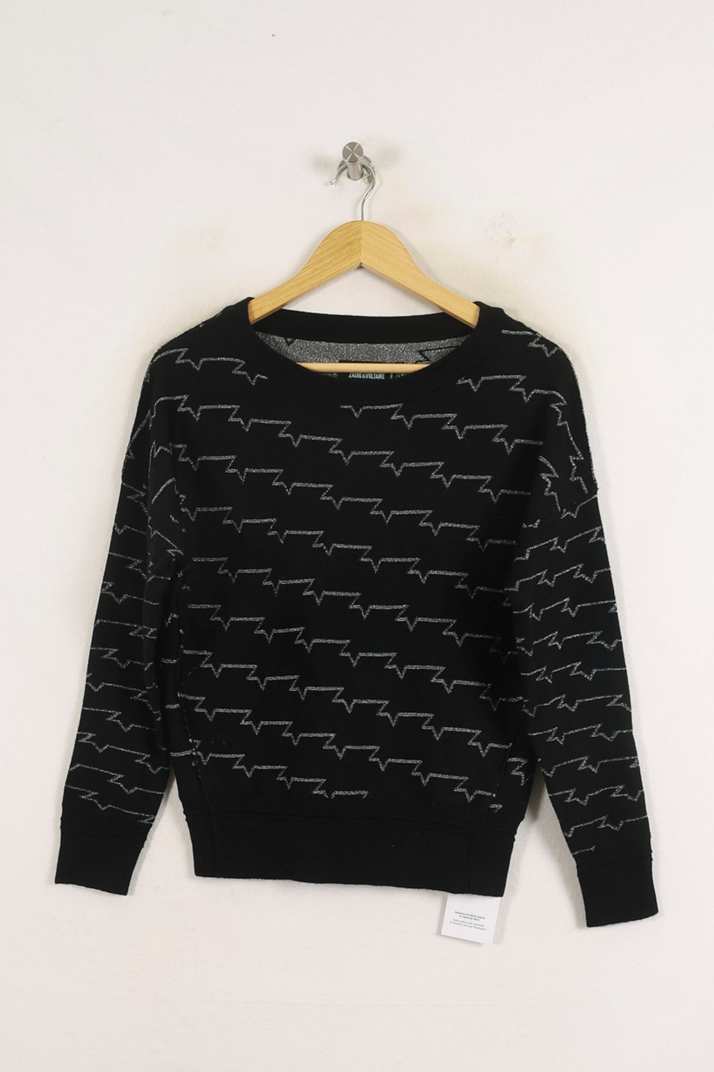 Sweat Noir et Gris - Taille XS/34