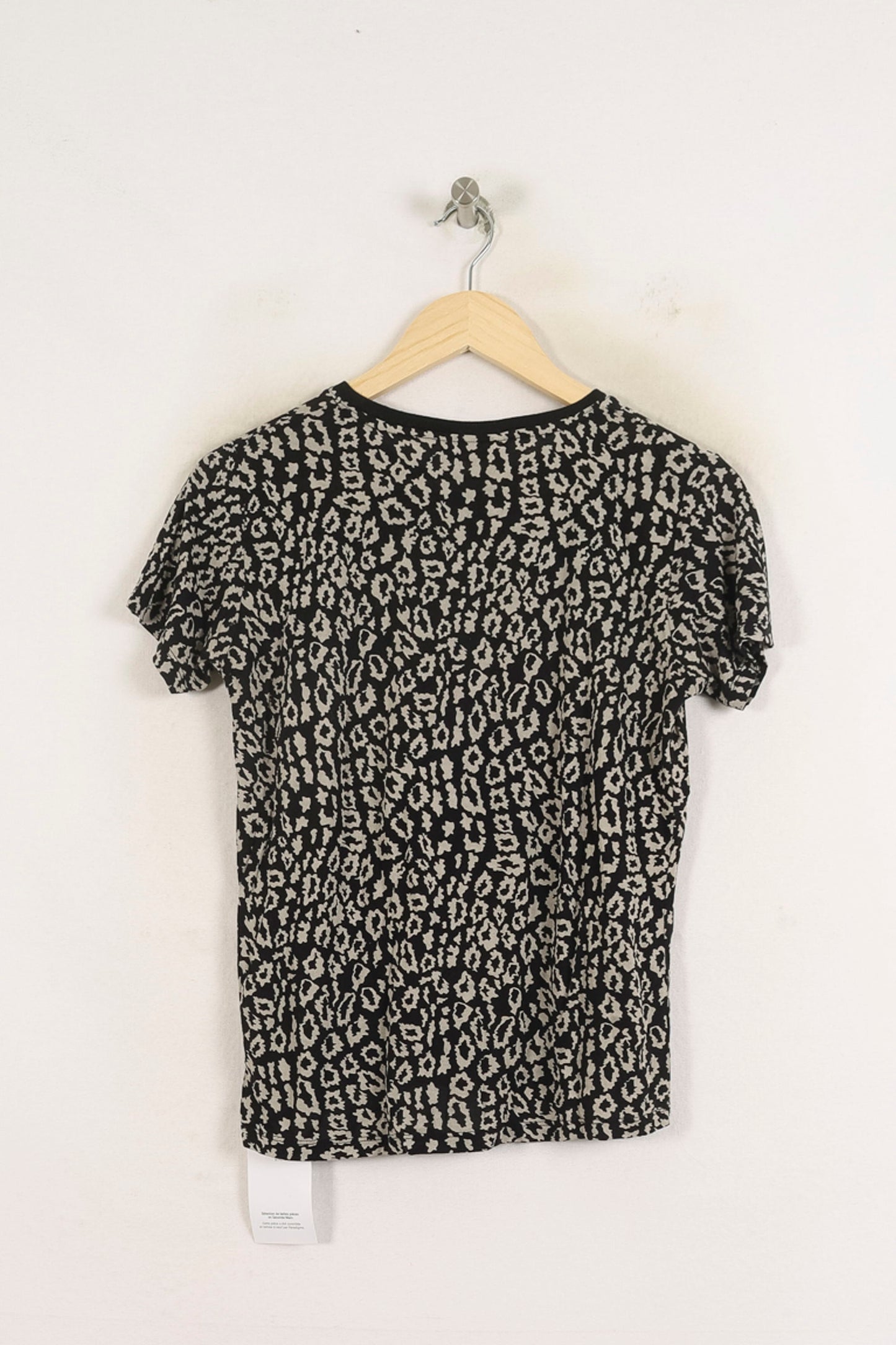 Tee-shirt Noir et Beige - Taille XS/34