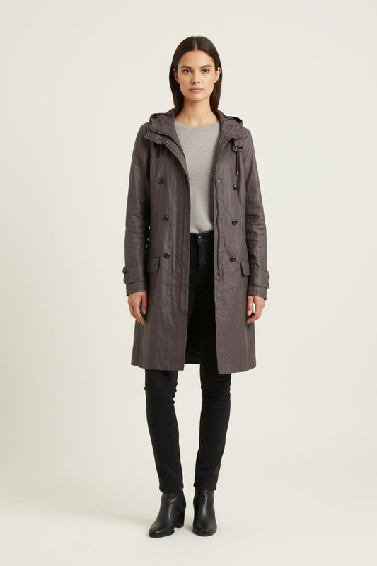 Trench Gris - Taille S/36