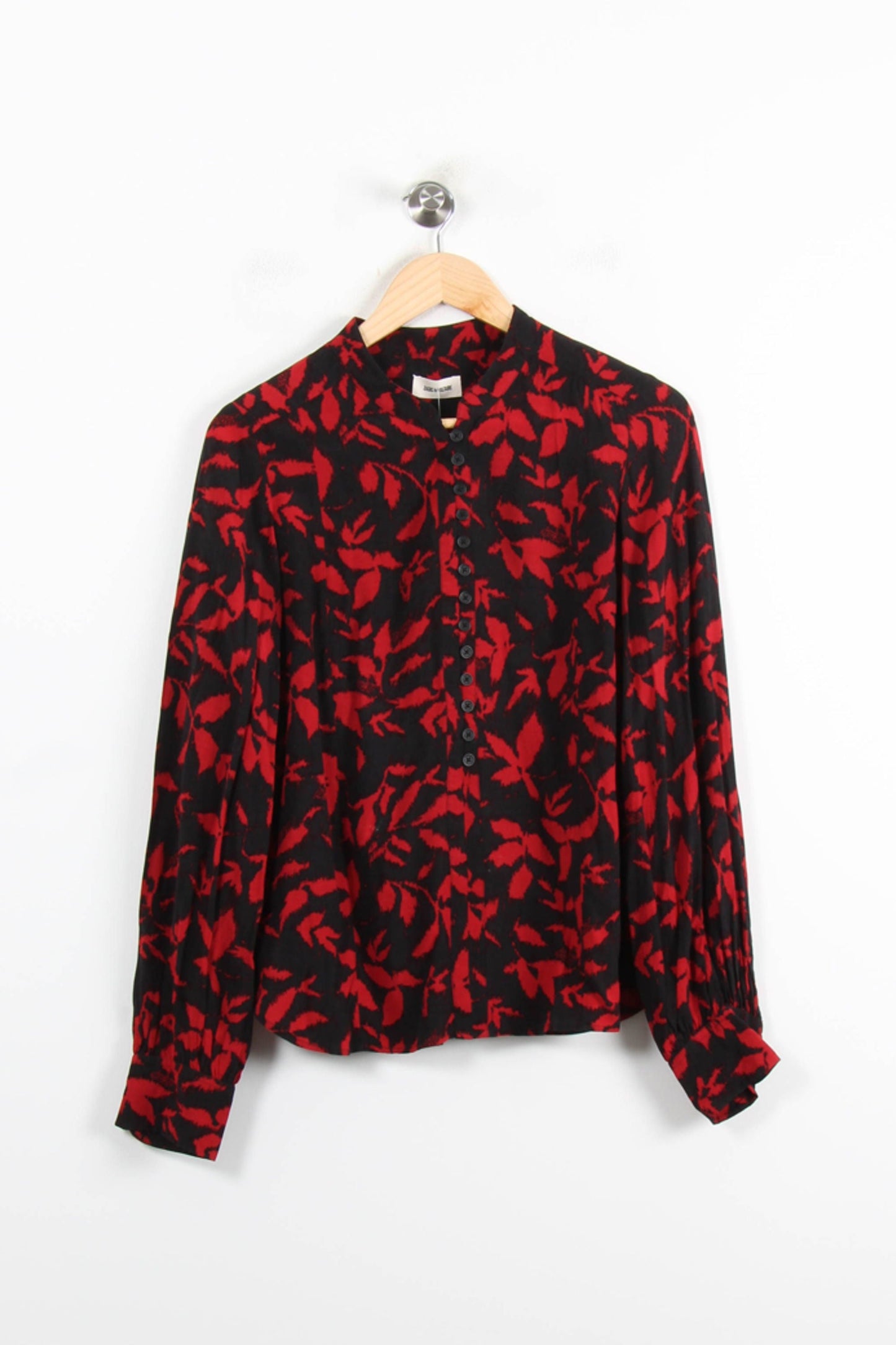 Blouse Noire et Rouge - Taille L/40