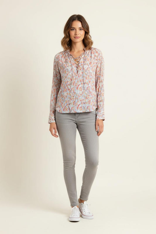 Blouse multicolore - Taille S/36