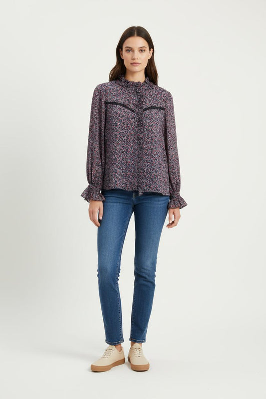 Blouse multicolore - Taille S/36