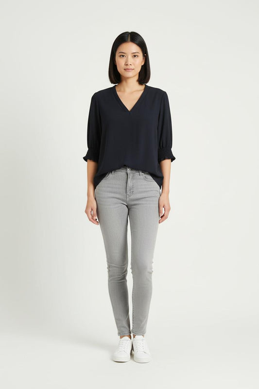 Blouse Bleue - Taille S/36