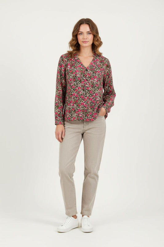 Blouse Fleurie Multicolore - Taille S/36