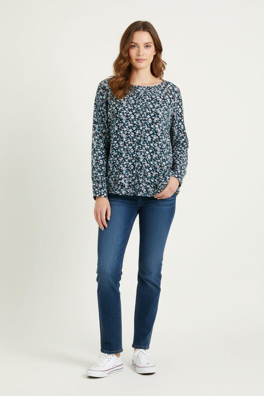 Blouse Fleurie Multicolore - Taille S/36