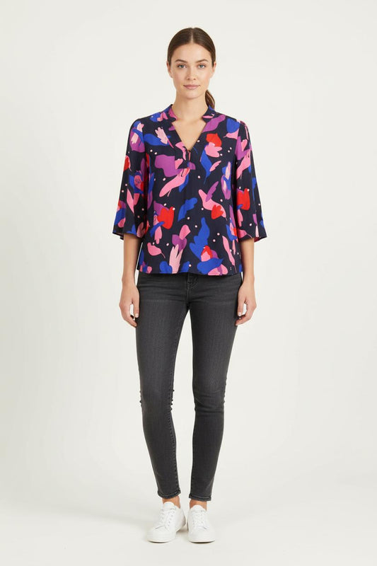 Blouse multicolore - Taille S/36