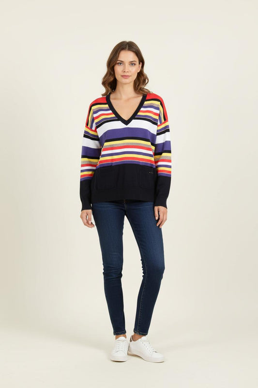 Pull Multicolore - Taille M/38