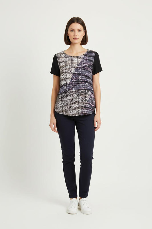Tee-shirt Noir et Gris - Taille S/36