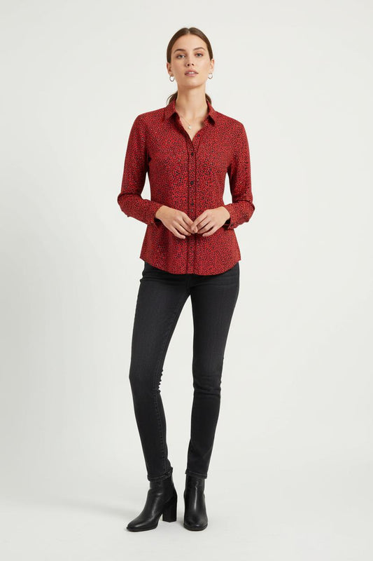 Chemise Rouge et Noire - Taille XL/42