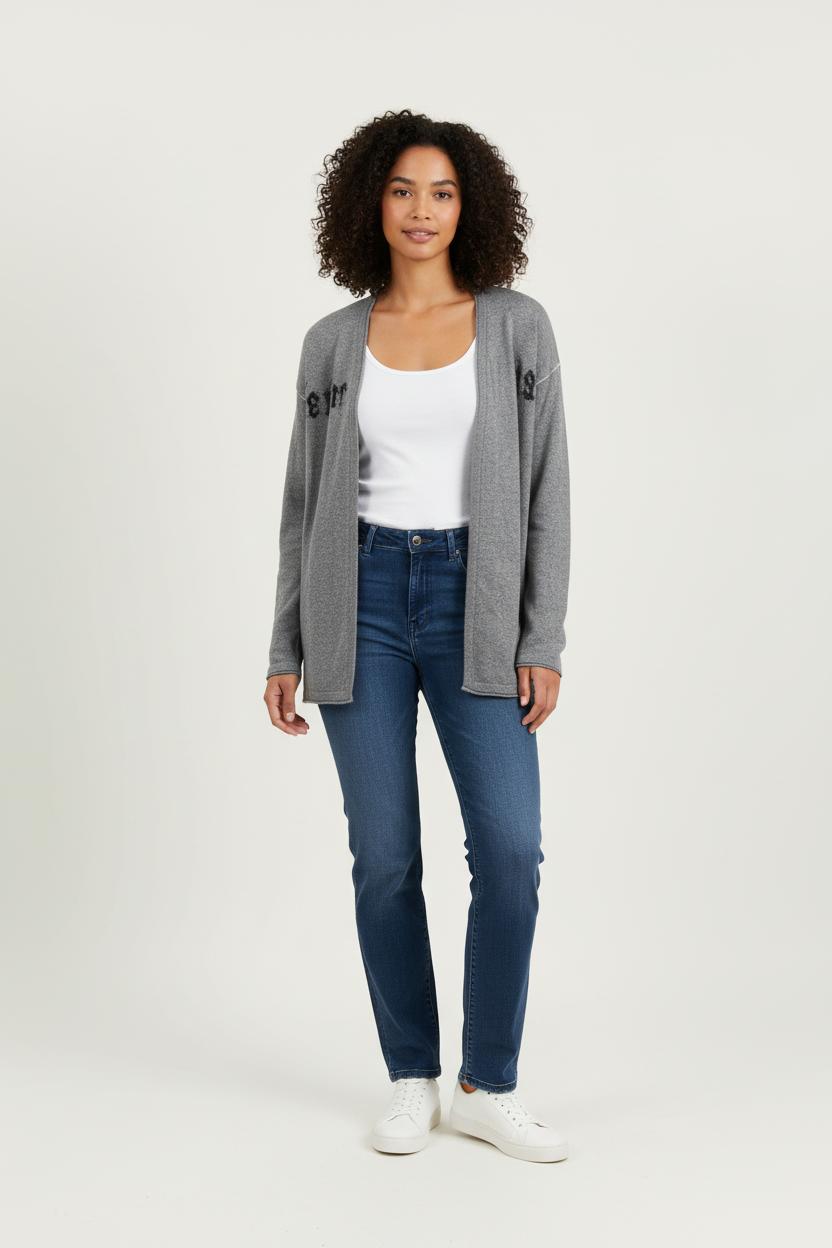 Cardigan Gris - Taille M/38