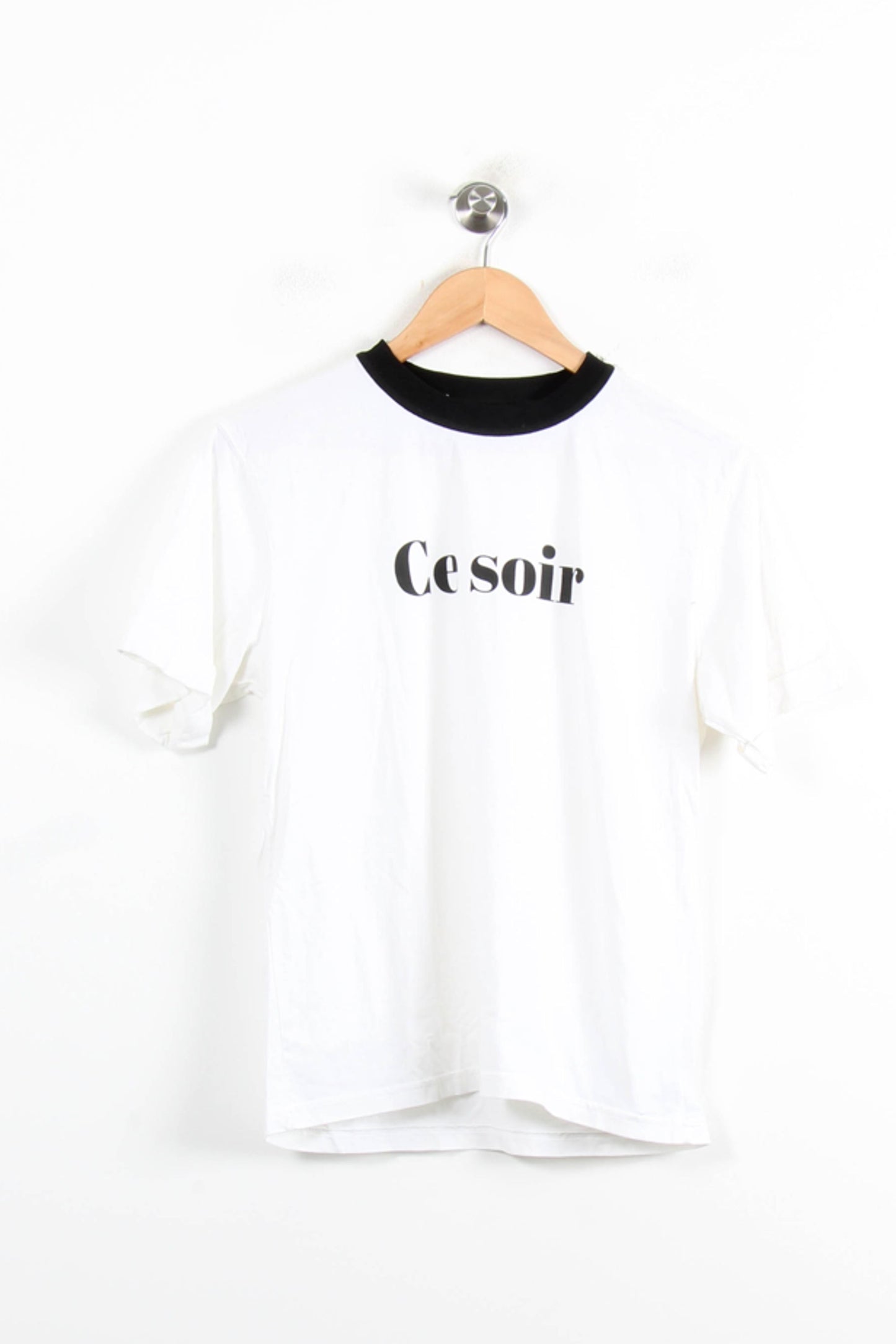 T-shirt Blanc et Noir - Taille S/36