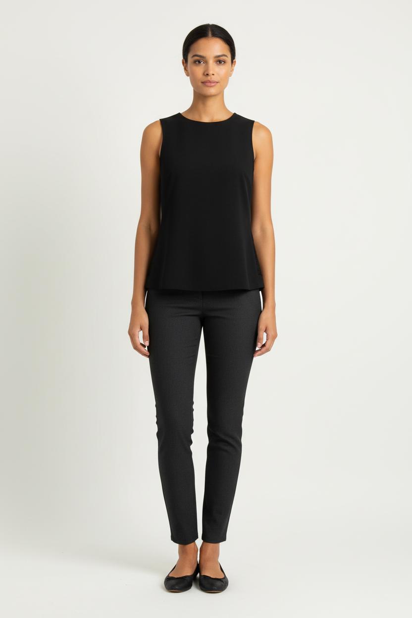 Top Sans Manches Noir - Taille S/36