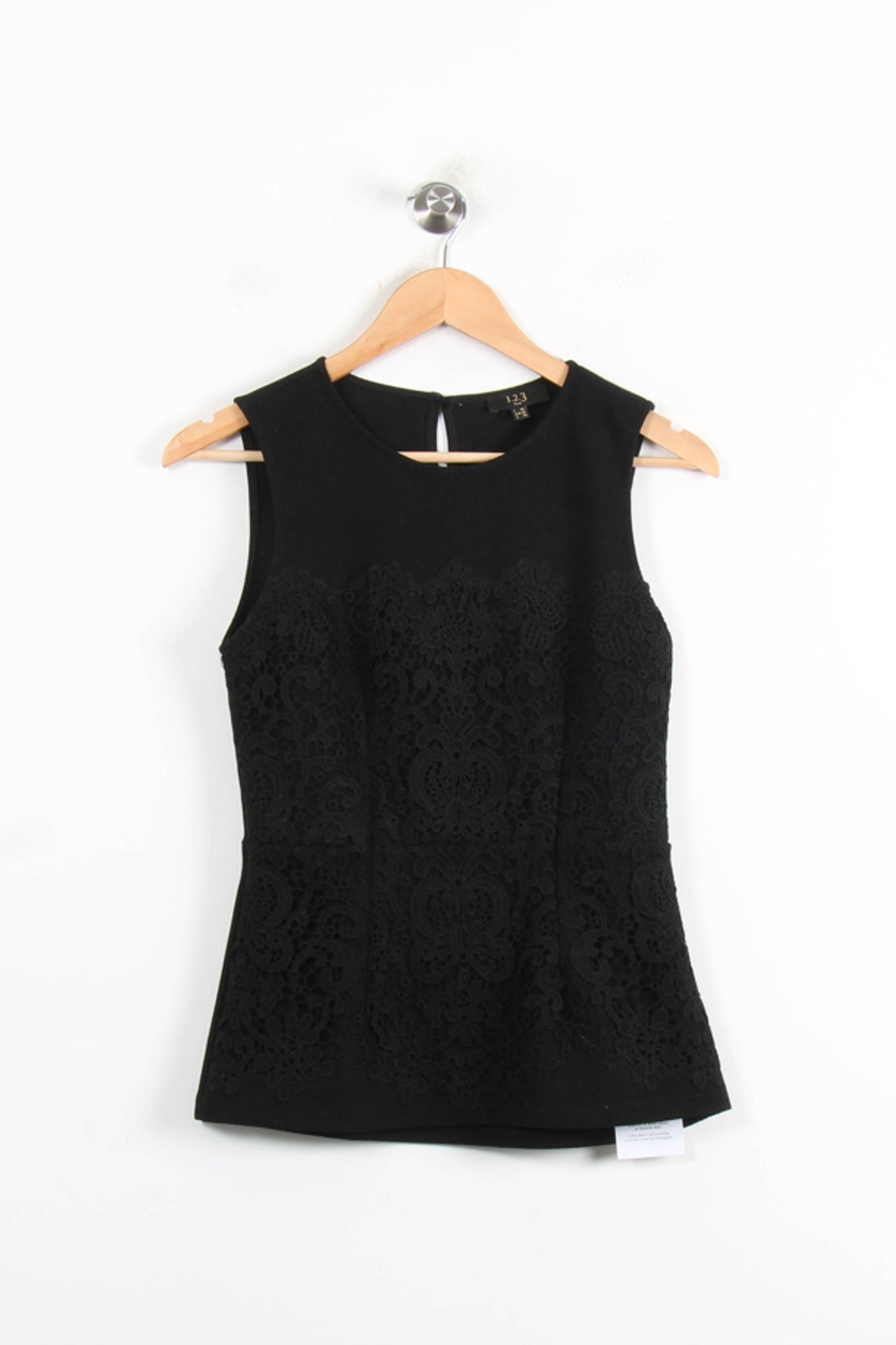 Top Sans Manches Noir - Taille S/36