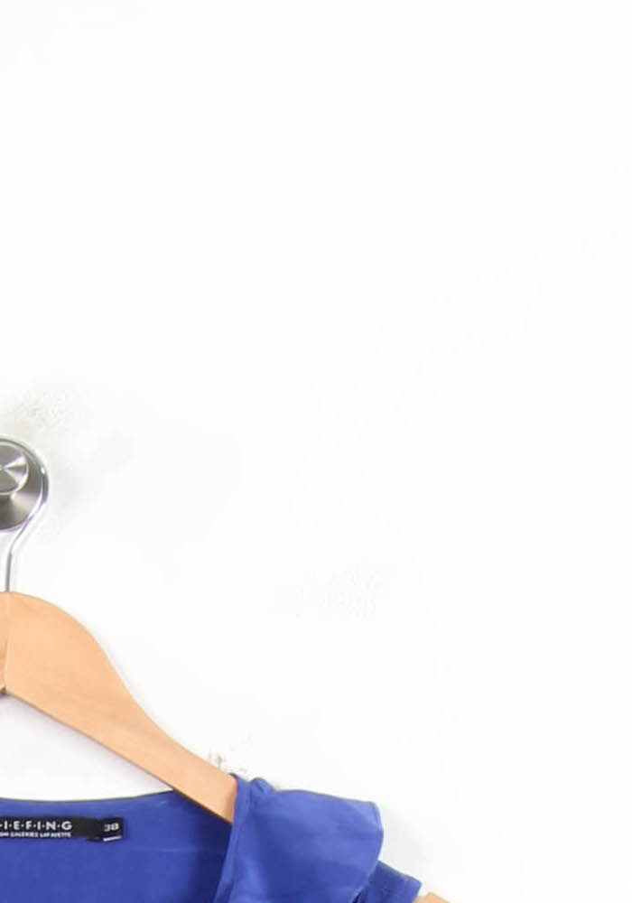 Robe Volantée Bleue - Taille M/38