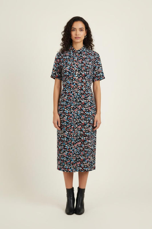 Robe Chemisier Multicolore - Taille S/36