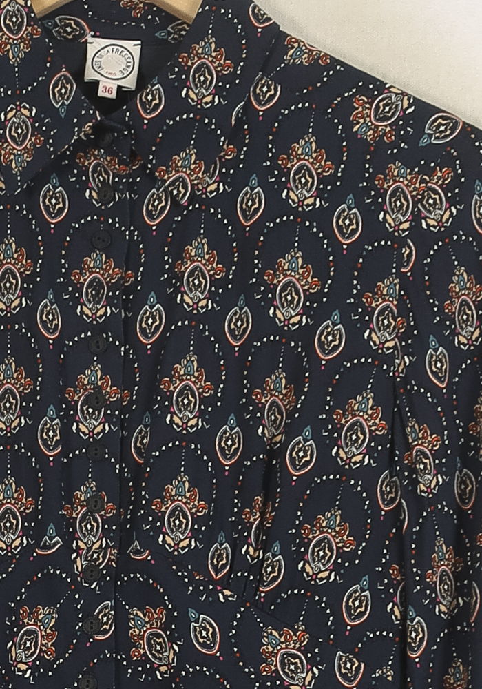 Robe Chemise Bleue - Taille S/36