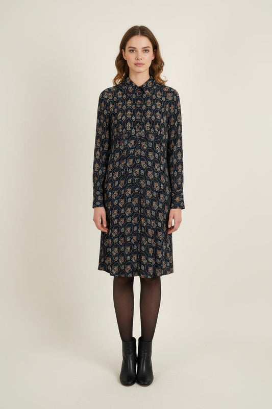 Robe Chemise Bleue - Taille S/36