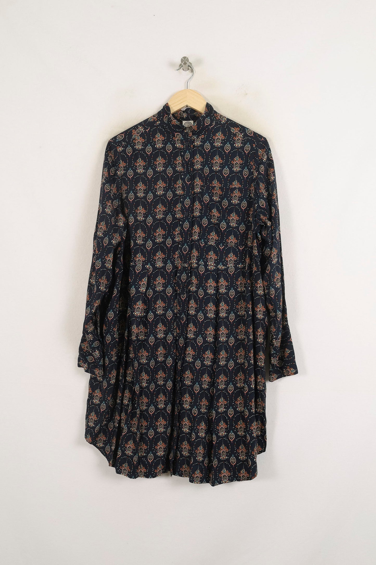 Robe Chemise Bleue et Orange - Taille S/36