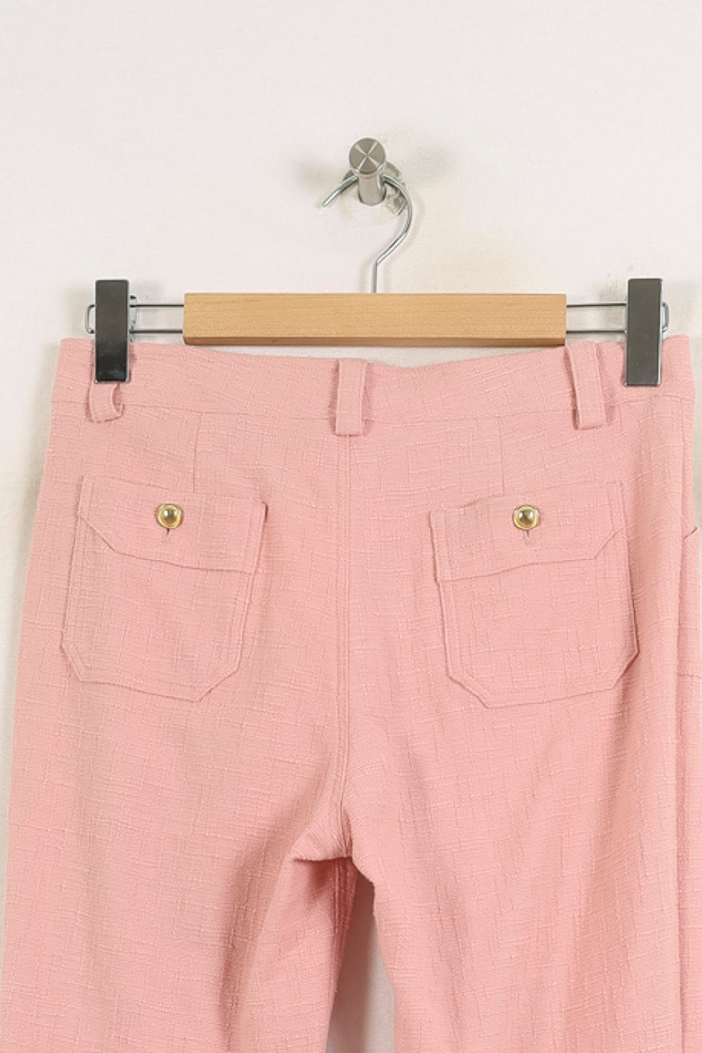 Pantalon Évasé Rose - Taille S/36