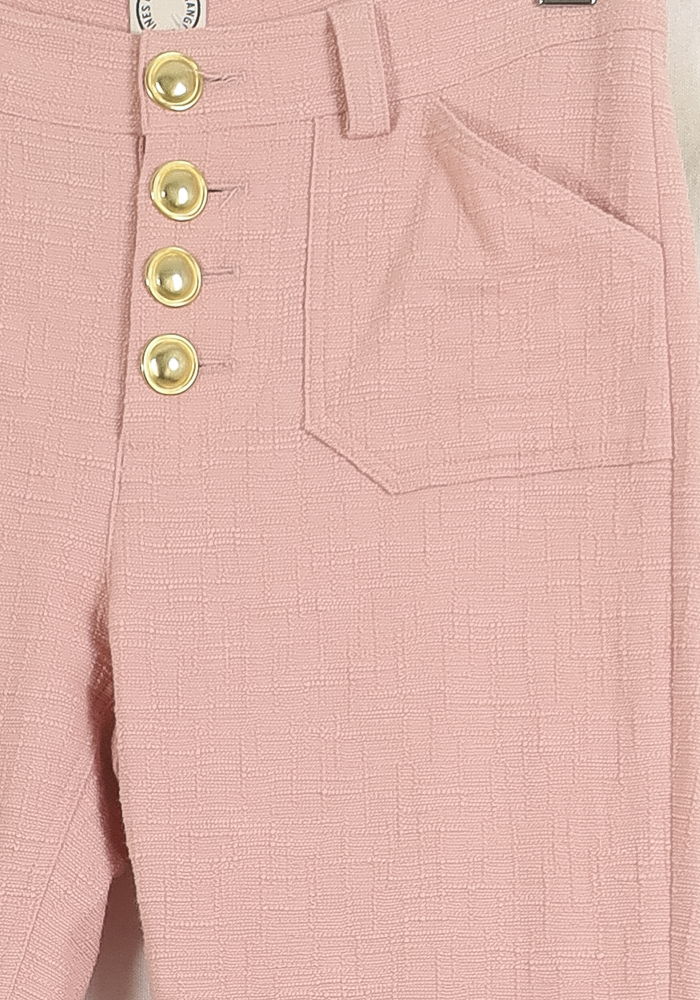 Pantalon Évasé Rose - Taille S/36