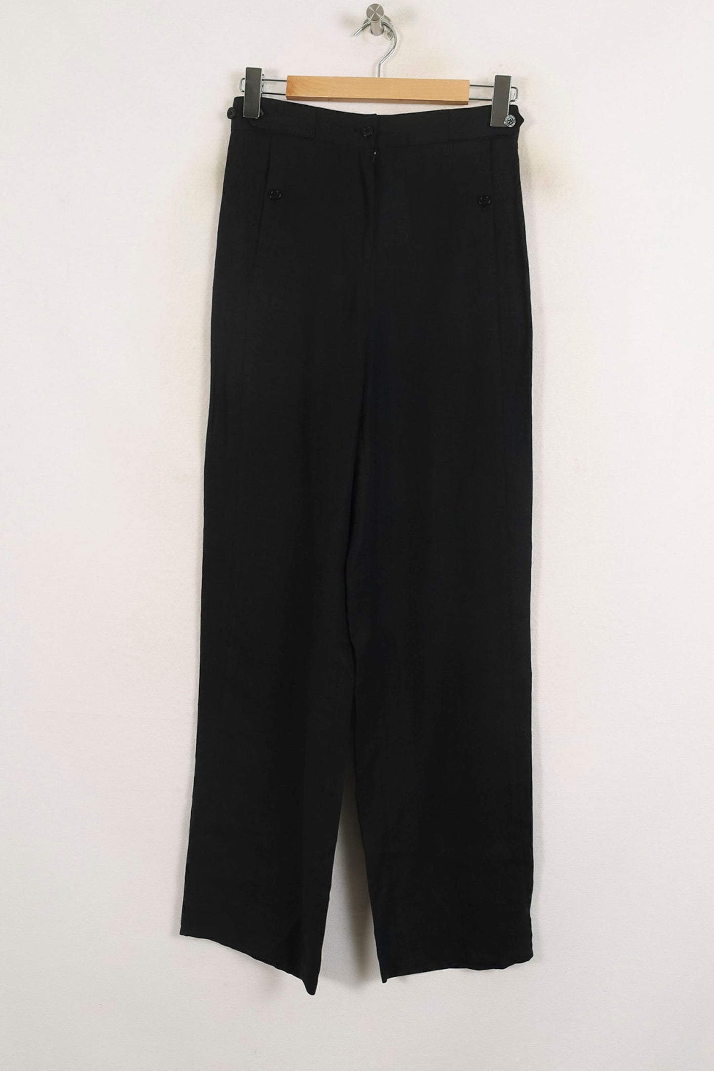 Pantalon Large Noir - Taille S/36