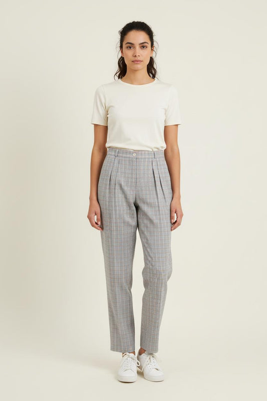 Pantalon à Carreaux Multicolore - Taille S/36