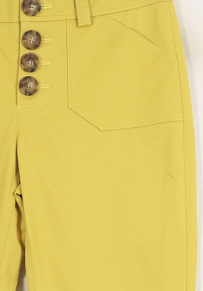 Pantalon Évasé Jaune - Taille S/36
