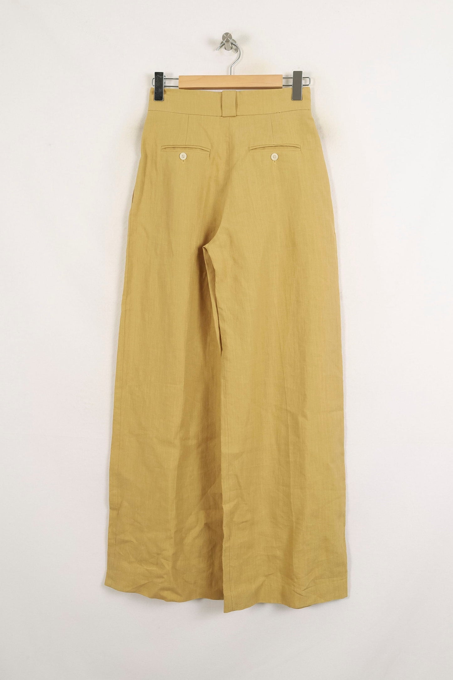 Pantalon Large Jaune - Taille S/36