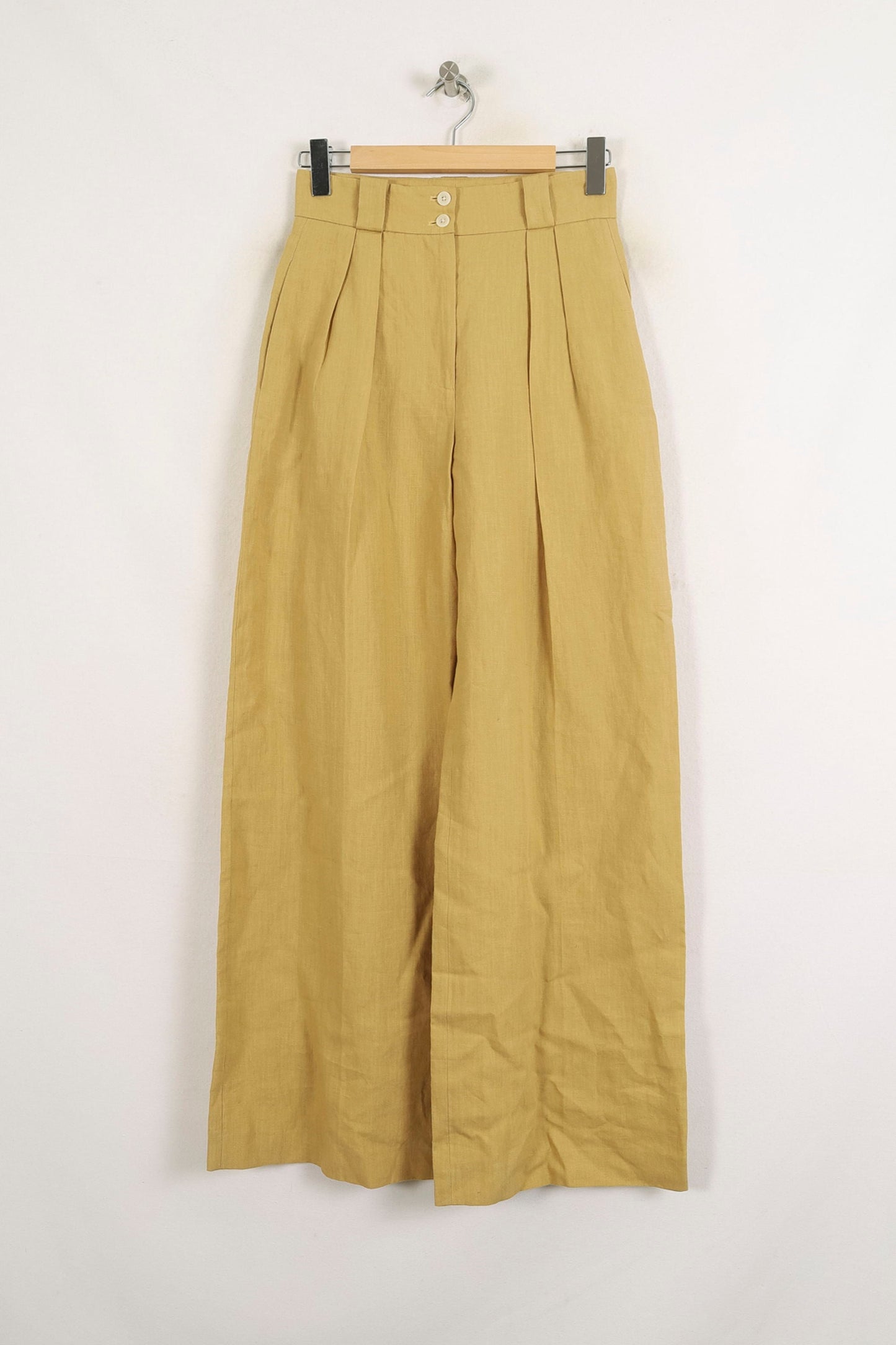 Pantalon Large Jaune - Taille S/36