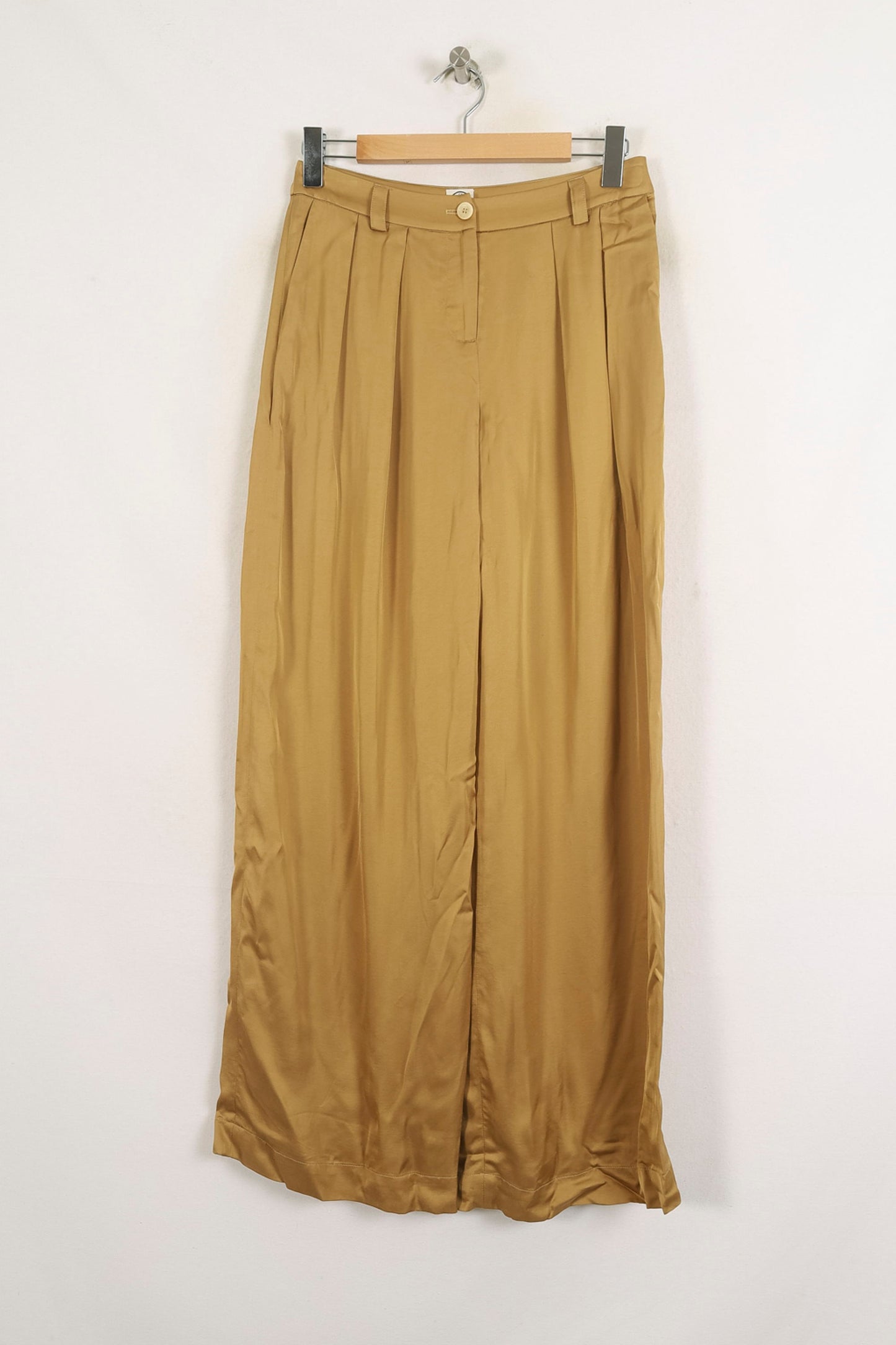 Pantalon Large Or - Taille S/36