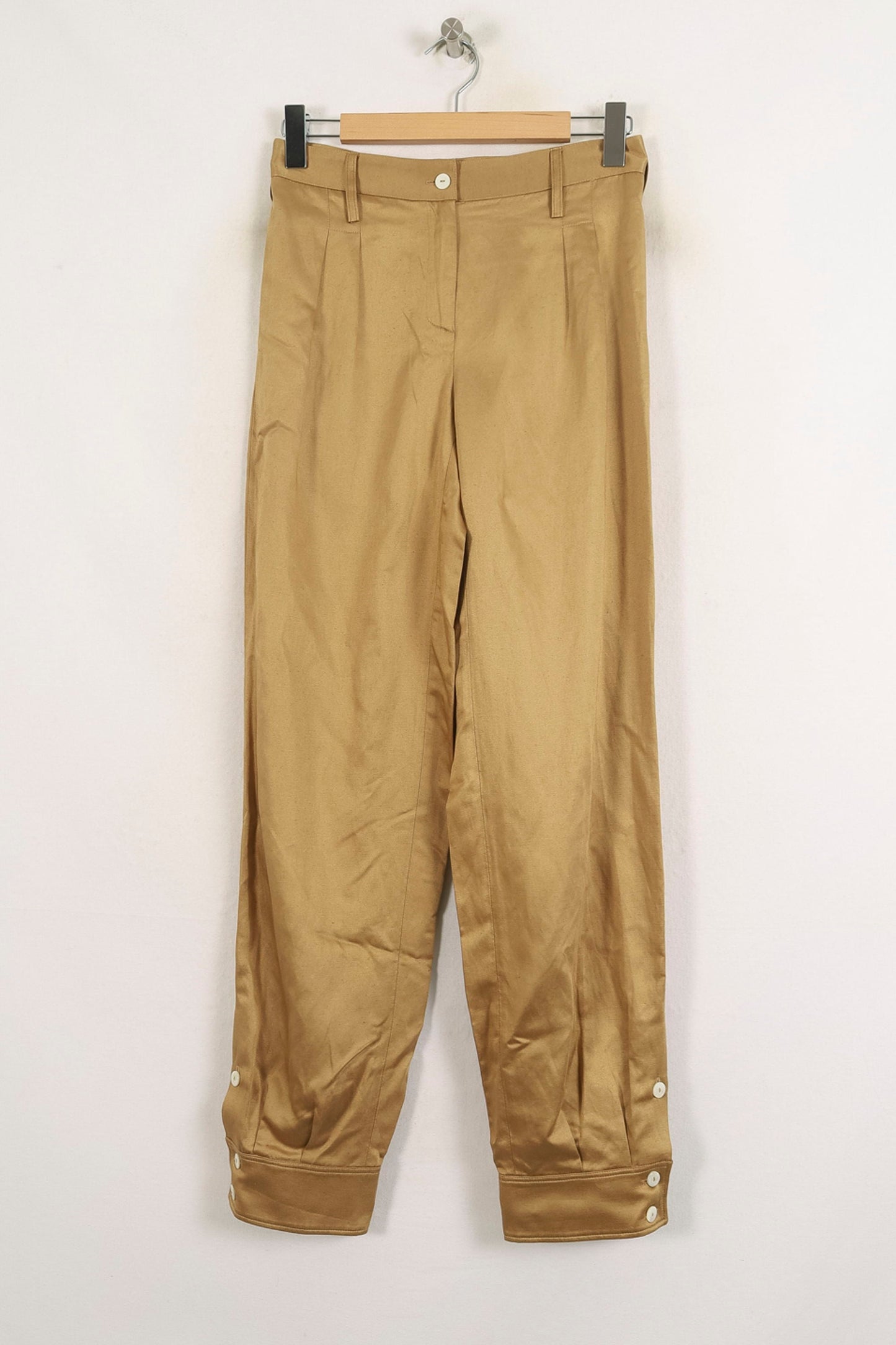 Pantalon Large Or - Taille S/36