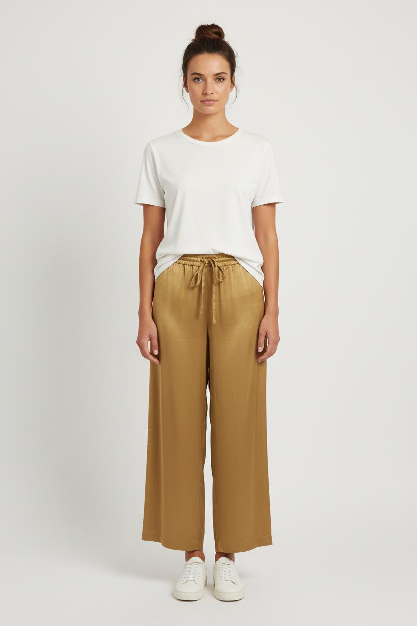 Pantalon Large Beige - Taille S/36