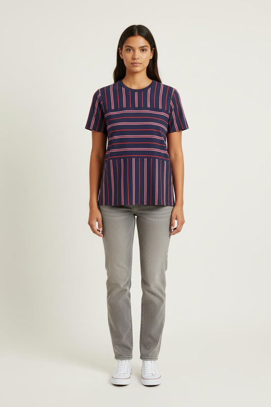 Tee-shirt Bleu et Rouge - Taille S/36