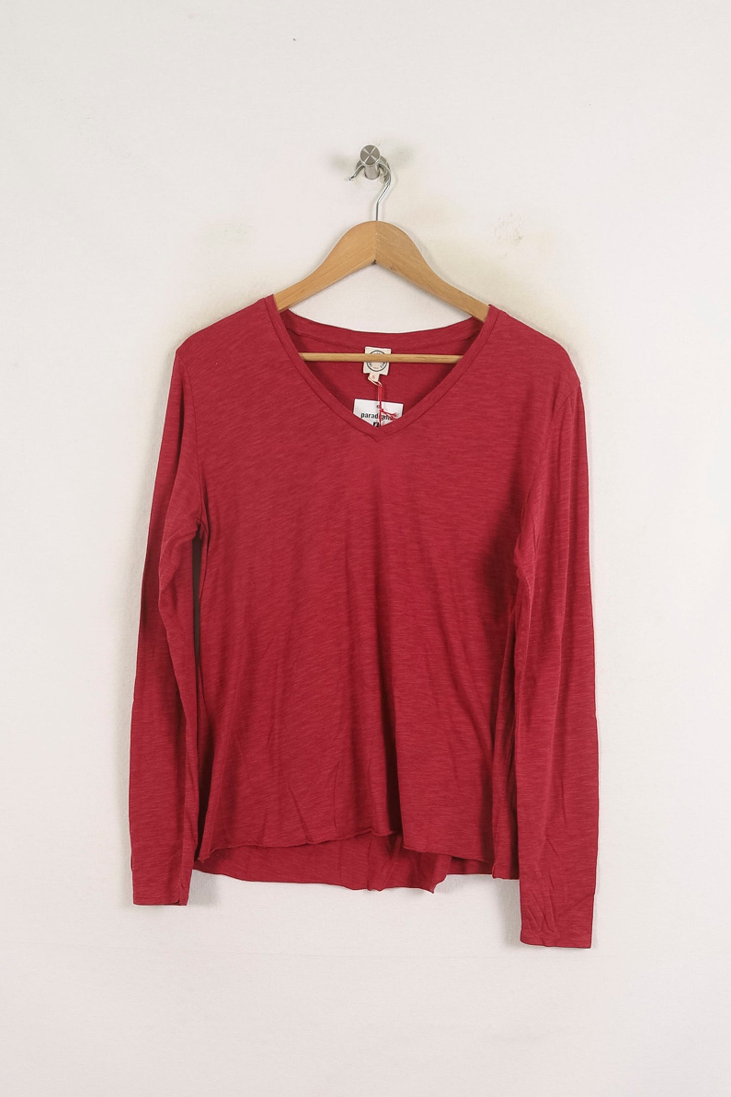 Tee-shirt Manches Longues Bordeaux - Taille S/36