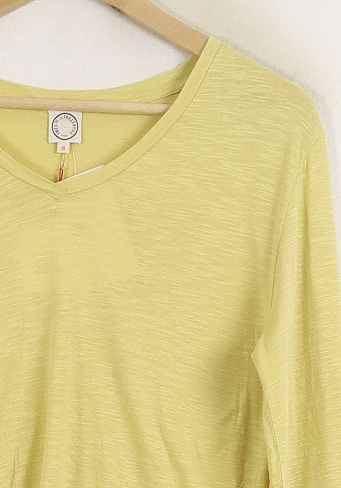 Tee-shirt Manches Longues Jaune - Taille S/36