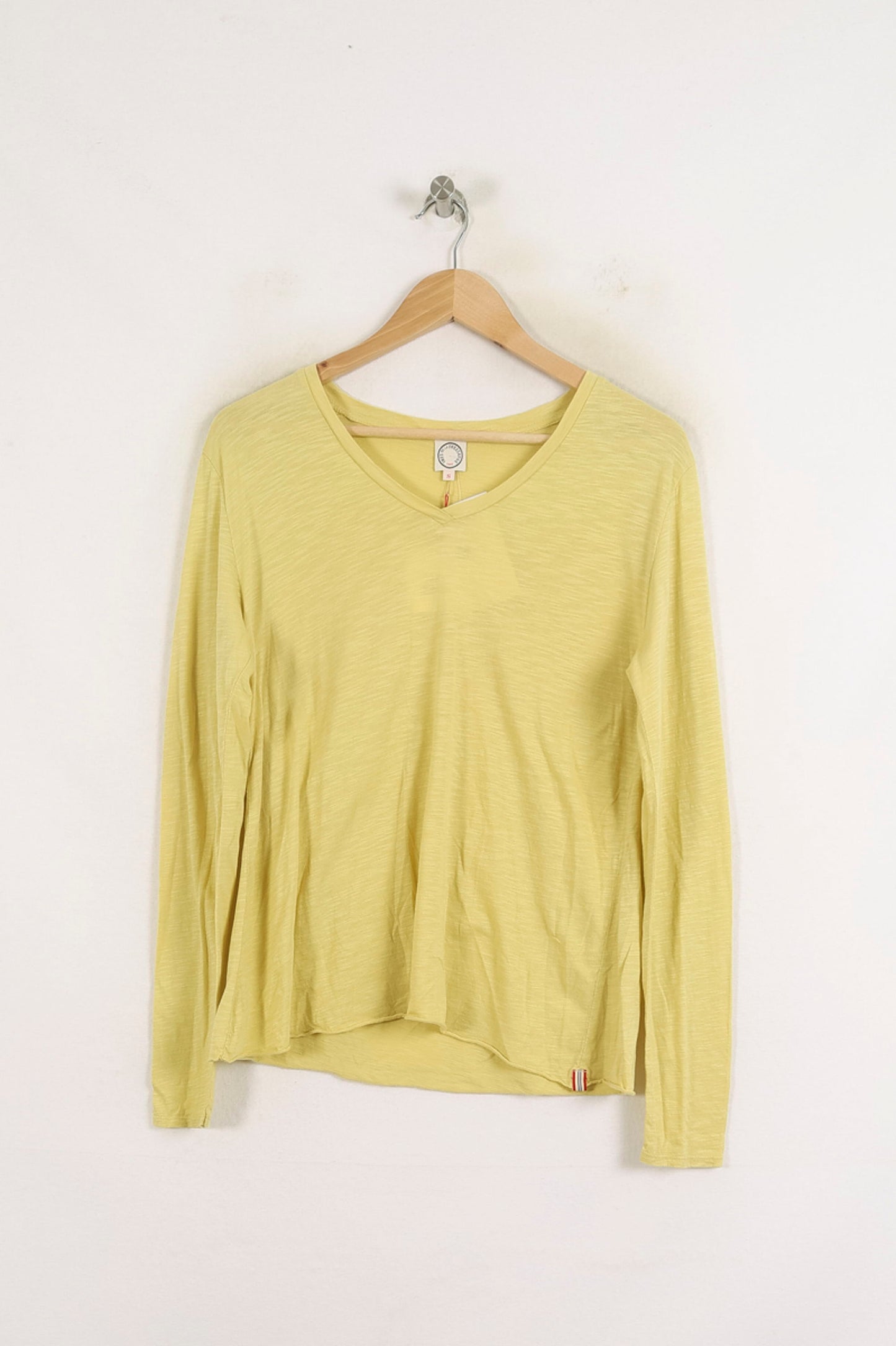Tee-shirt Manches Longues Jaune - Taille S/36