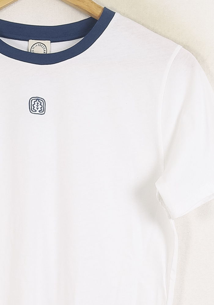 Tee-shirt Blanc et Bleu - Taille S/36