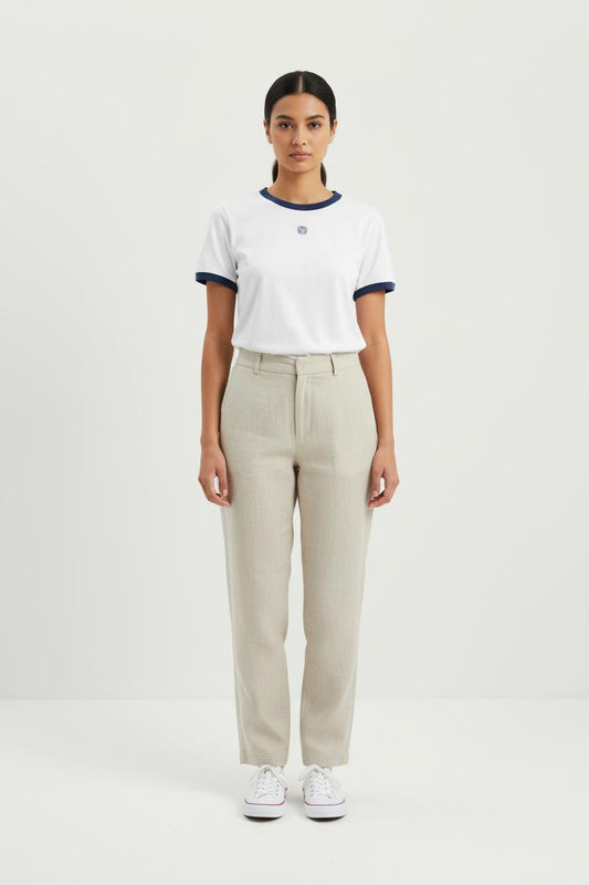 Tee-shirt Blanc et Bleu - Taille S/36