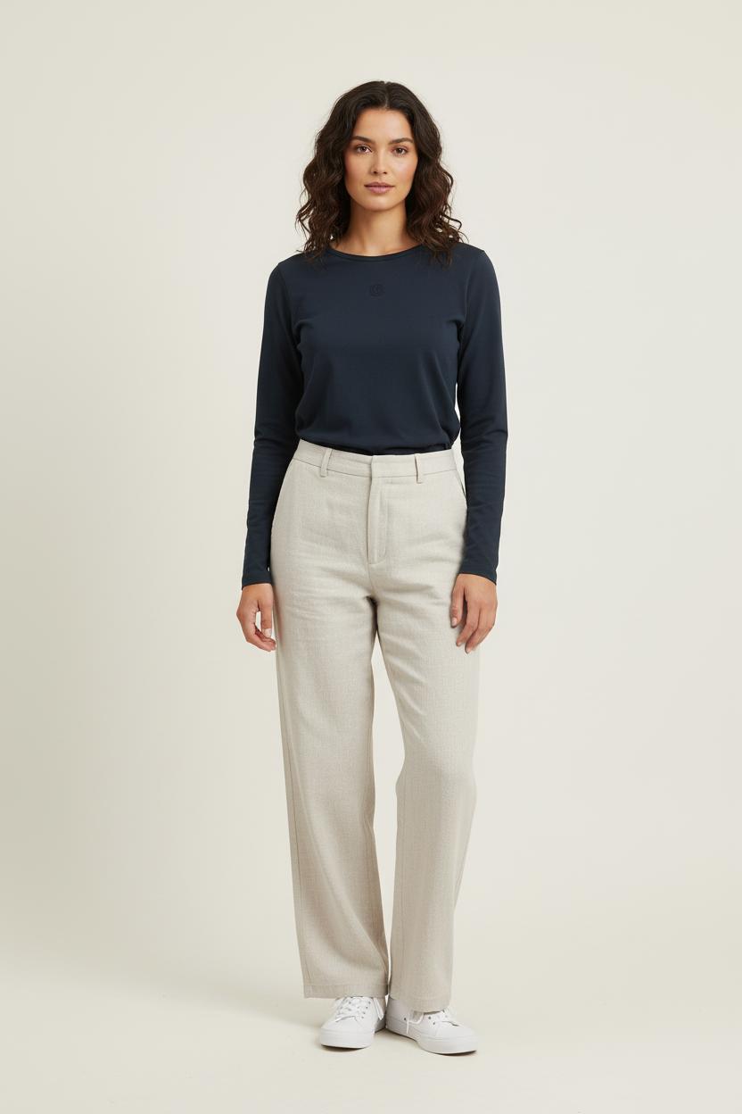 Tee-shirt Manches Longues Bleu - Taille S/36